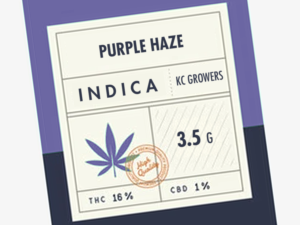 Purple Haze<br>3.5g Indica-Dominant Flower